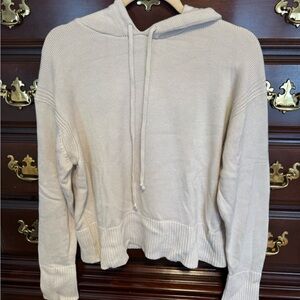 lululemon athletica Beige Hooded Sweater